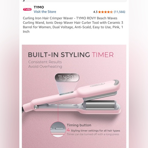 Tymo Rovy Deep Waver Iron - Picture 5 of 7